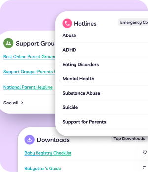 Resources - Support groups, downloads, and hotlines